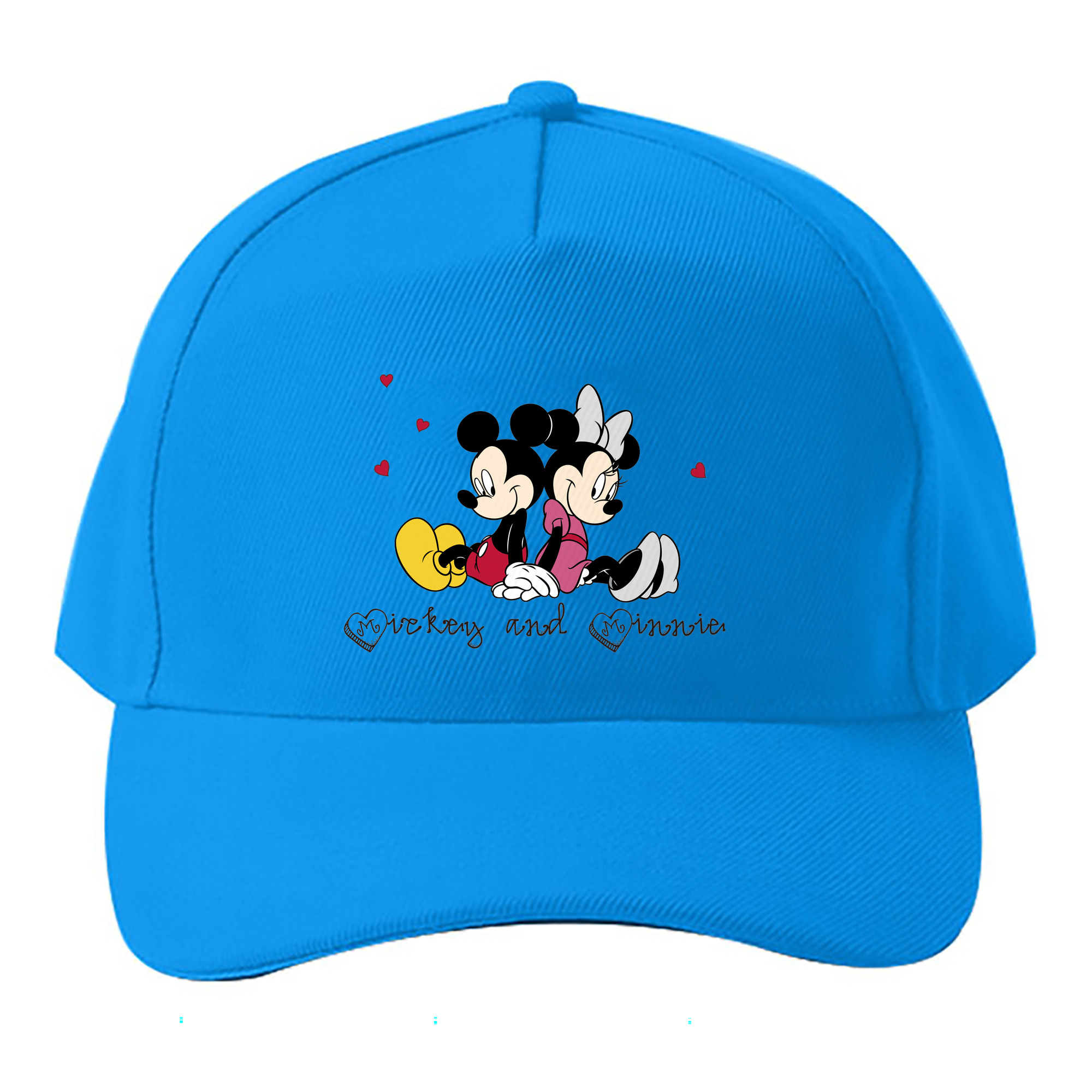 （画像用） ミッキーマウス Mickey Mouse ベースボールキャップ 綿100％ 男女兼用 帽子 スポーツ
